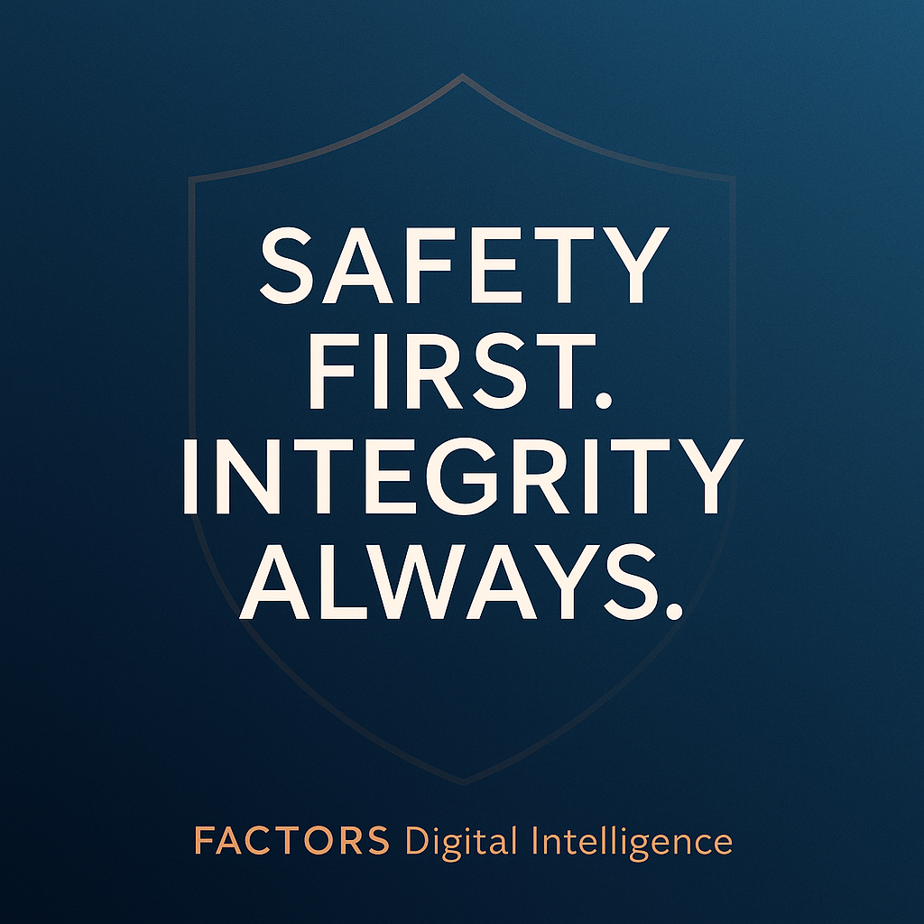 Safety First Graphic