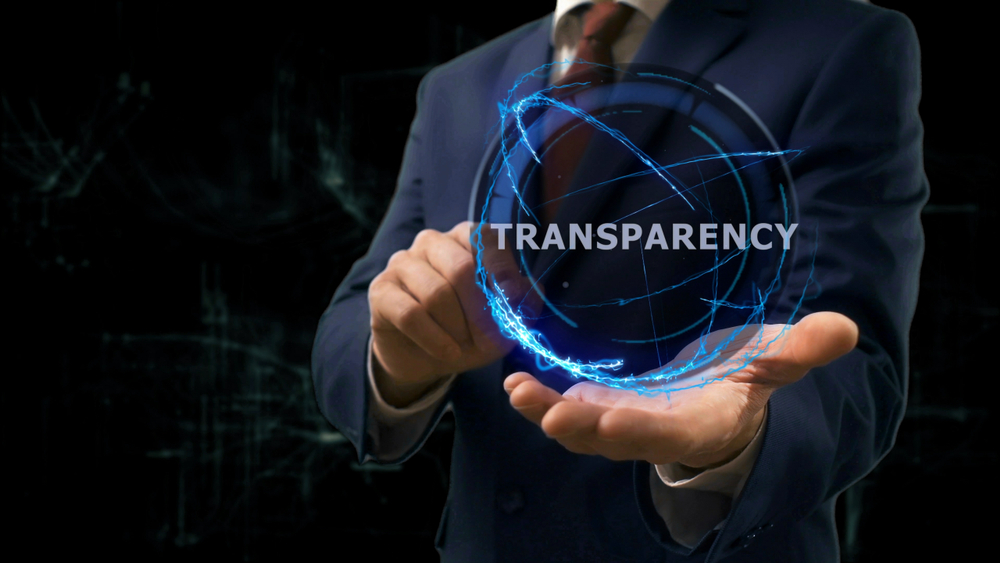 Transparency technology concept